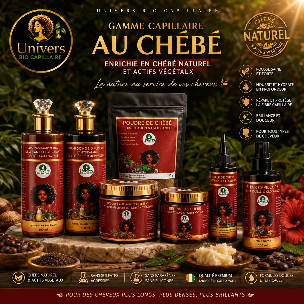 Gamme Capillaire de Chébé